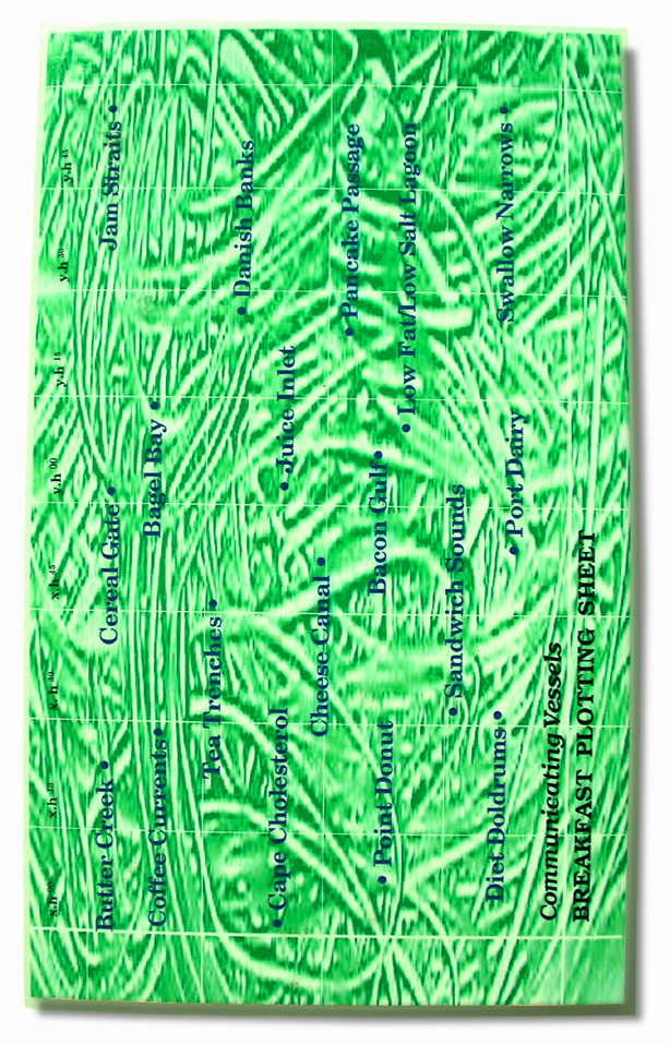 Arnold Schalks, 1998, Communicating Vessels (communication, publications, services), exhibition and publication, Communicating Vessels (communicatie, publicaties, diensten), tentoonstelling en publicatie, Communicating Vessels (Kommunikation, Publikationen, Dienstleistungen), Ausstellung und Publikation, artist-in-residence project, Ron Rocco, Horace Twiford, Pepe Fernando, Harrison Maycroft, Eddie Squire, Jay Ottinger, Patrick Ausband, Francis Bowker, newsstand, St. George terminal, Staten Island Ferry, Sailor's Snug Harbor, Sea Level, North Carolina, Snug Harbor Cultural Center, Staten Island, New York, Centrum Beeldende Kunst Rotterdam, Consulate General for the Netherlands for North America, Breakfast plotting sheet