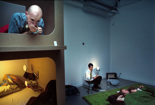 Arnold Schalks, 'Slapen in Kunst', Motel Mozaïque, TENT Rotterdam, 2002