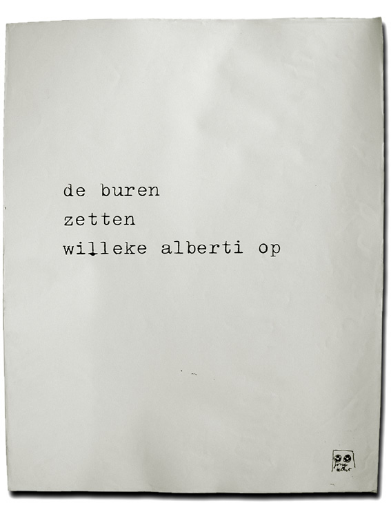 Arnold Schalks, 1980, Jong Talent, tentoonstelling, Paul Henning, Marcos Carrasquer, zeefdrukken, cartoons en poëzie, silk-screen prints, cartoons and poetry, Siebdrücke, Cartoons und Lyrik, Academie van Beeldende Kunst, G.J. de Jonghweg 4, Rotterdam