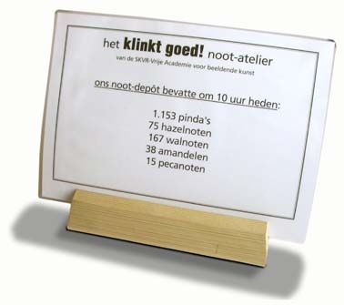 Arnold Schalks, 2002, klinkt goed!, workshop voor/met kinderen, Noot-atelier, SKVR-Vrije Academie voor beeldende kunst, Concert- en Congresgebouw De Doelen, Schouwburgplein, Rotterdam