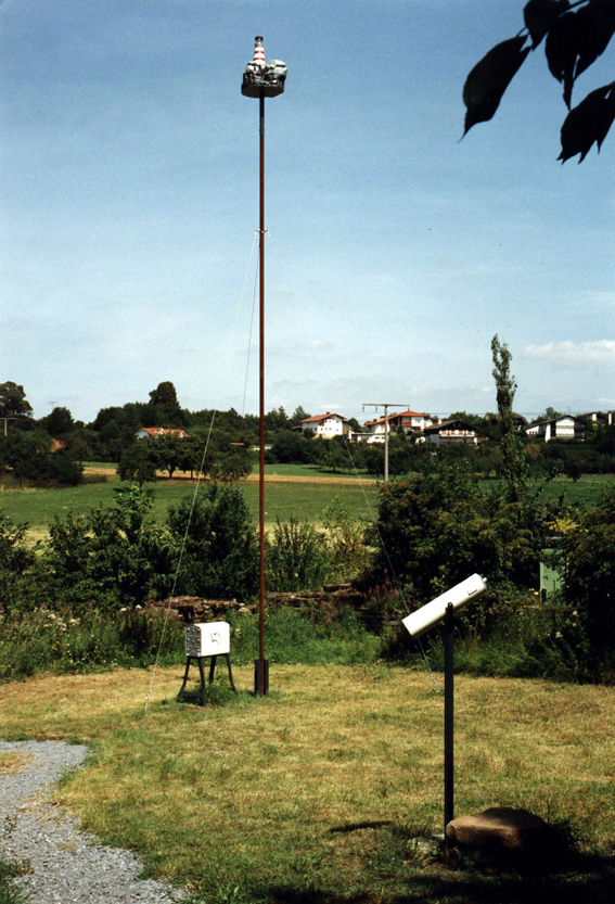 Arnold Schalks, 1991, Ansicht von Bad Dasein, groepstentoonstelling, Gruppenausstellung, group exhibition, kunstenaarssymposium, Künstlersymposium, artist's symposium, Kunst-Kulturen, Roger Hertzfeld, Bennie Steffens, Lisa Steffens, Koor en Hans, Reiskirchen-Ettingshausen