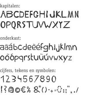 Arnold Schalks, 2003, k.k.kletter, letterfont, typefont, Schrifttype, floppy disc, linosnede, linocut, Linolschnitt, SKVR-Kinderkunstklas, Amy Wang, Annabelle Oosterwijk, Bart van Staveren, David de Boer, Elise Vaags, Jelle Hoksbergen, Jie-yu You, Klaas Hoksbergen, Leslie Harbor, Nina van Bloois, Richelle Bogisch, Sonia Meriin, Winesh Rampertap, de Overkrant, Klaus Sievers, fifty fifty,  Vrije Academie voor Beeldende Kunst, SKVR, Rotterdam