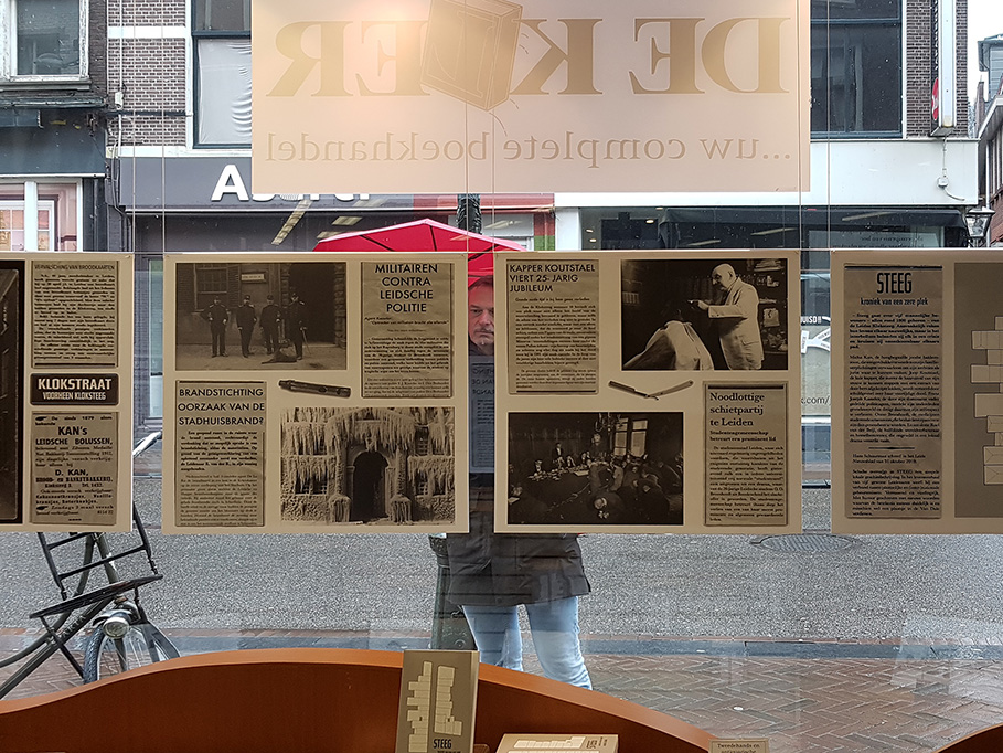 Boekhandel De Kler, Dirk Logemann, Arnold Schalks, Steeg, 'kroniek van een zere plek', steeg in de media, historische fictie, Kloksteeg, literair fonds, Primaverapers, Leiden